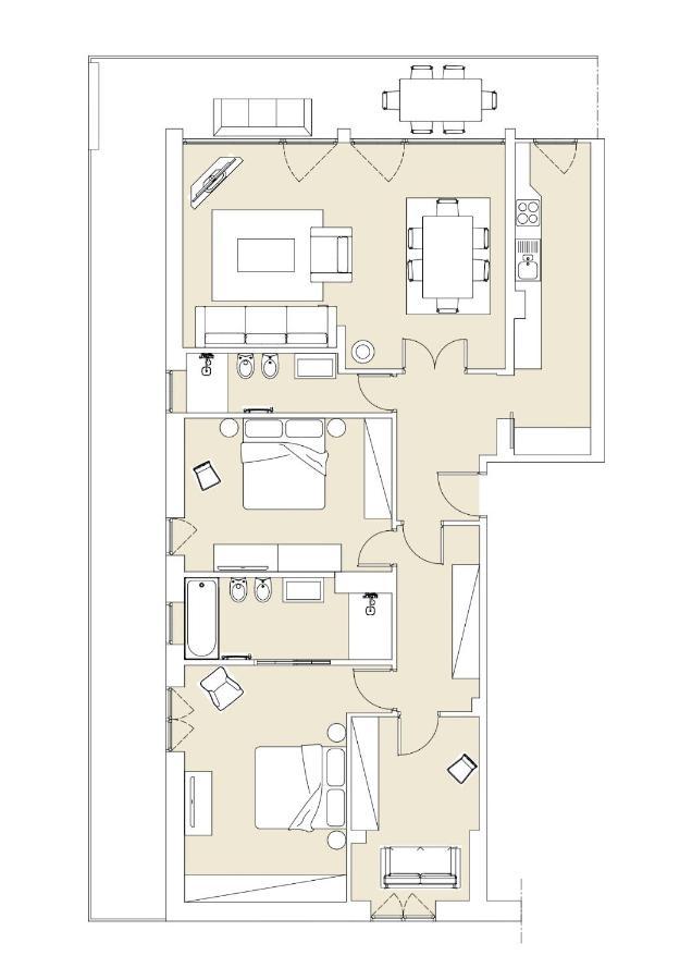 Apartmán Attico Palazzo Di Vetro Luino Exteriér fotografie